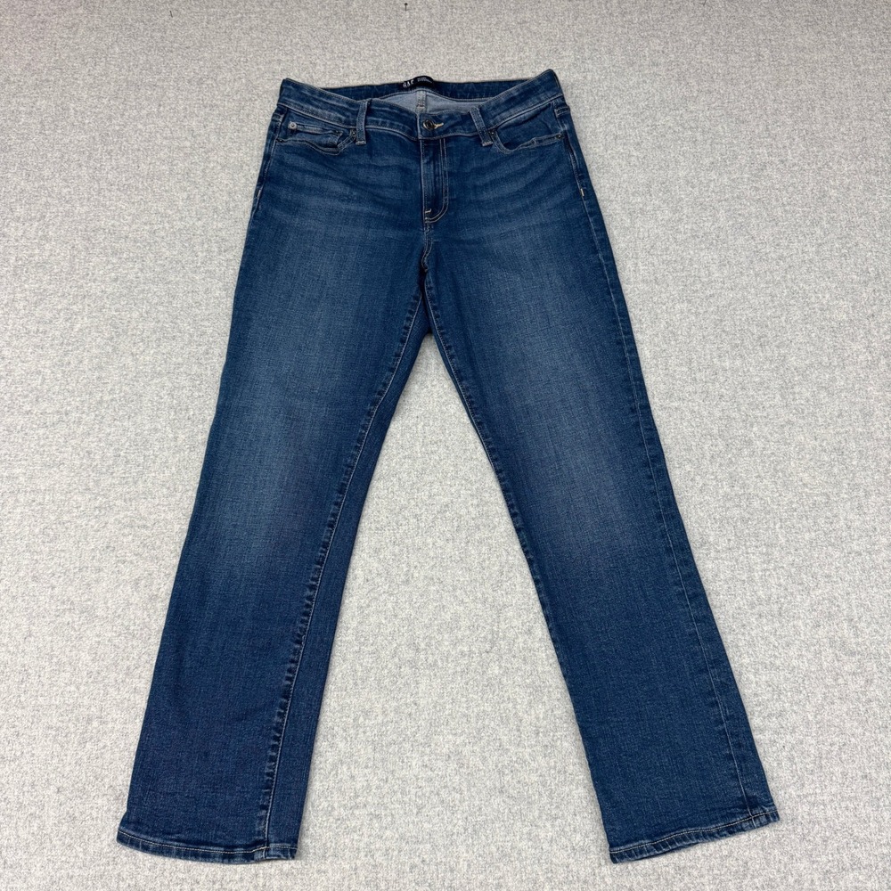 Gap Classic Straight Jeans 10/30R Dark Nieves Blue Stretch Denim Mid Rise 1188